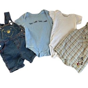 Baby Boy Summer Clothing Bundle for Infants 3-9 Months
